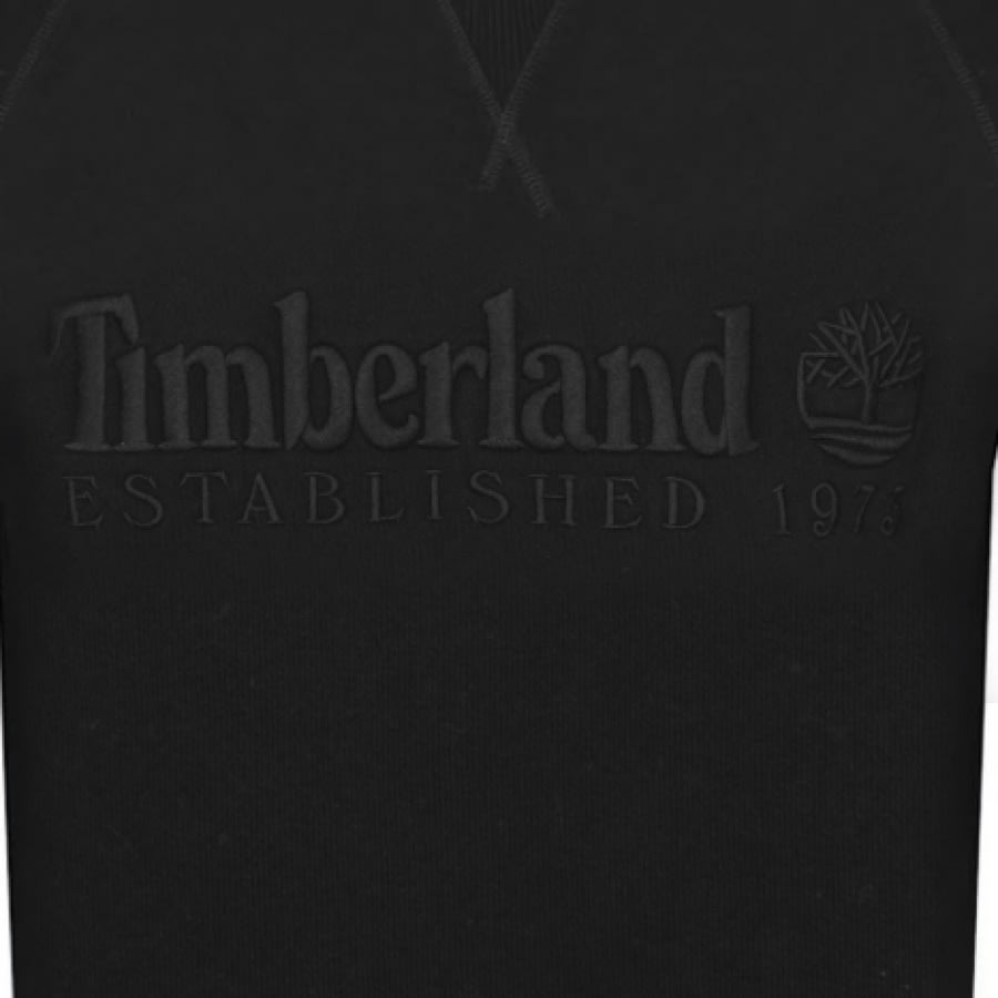 Alternative Image for ProductTimberland Crew Neck Logo Sweatshirt Black3